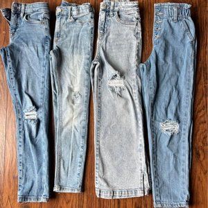 Girls Size 6 Jean Lot